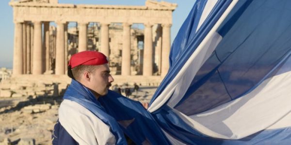 Εορτασμός της 28ης Οκτωβρίου στον Ιερό Βράχο της Ακρόπολης