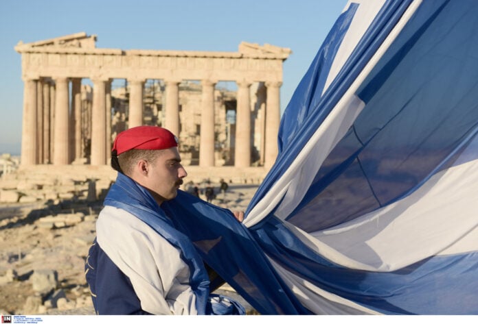 Εορτασμός της 28ης Οκτωβρίου στον Ιερό Βράχο της Ακρόπολης